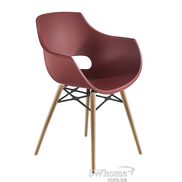 Стілець Papatya Opal Wox Pro Бордовий-0