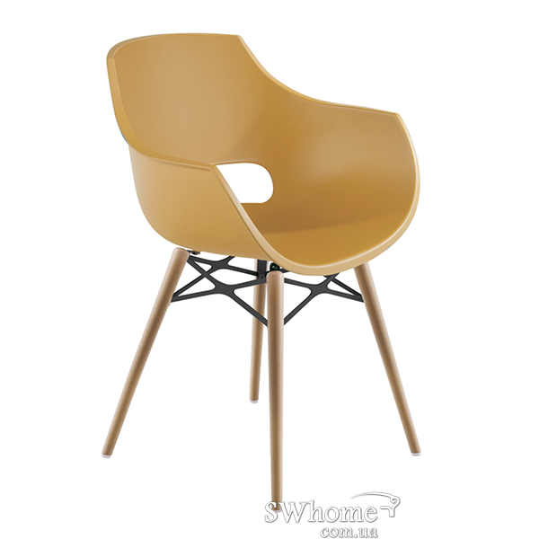 Стілець Papatya Opal Wox Pro Темно-жовтий-0