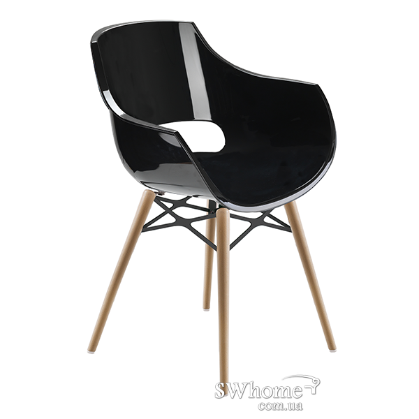 Стілець Papatya Opal Wox Чорний-0