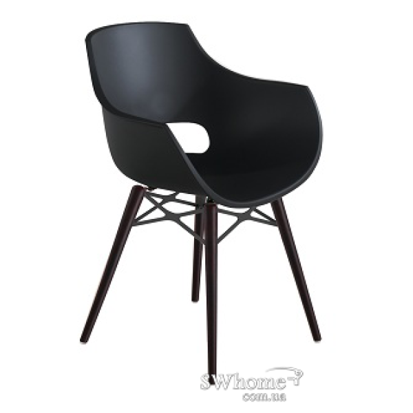 Стілець Papatya Opal Wox Матово-чорний 2-0