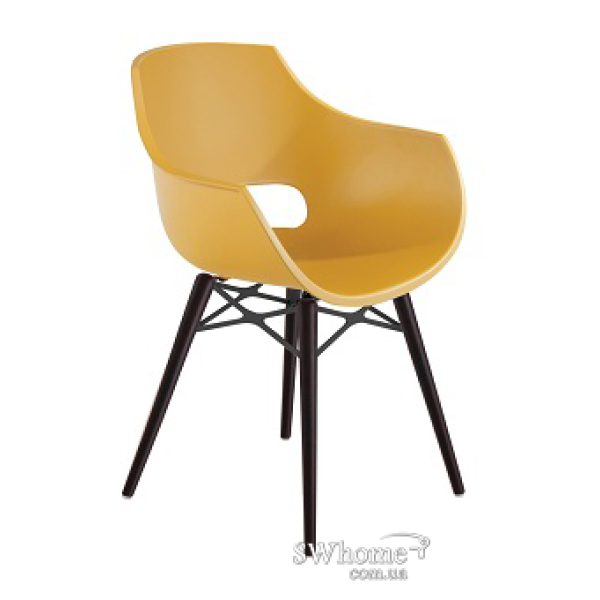 Стул Papatya Opal Wox Матово-желтый 2-0
