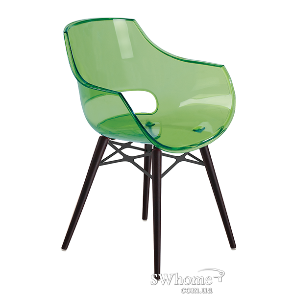 Стул Papatya Opal Wox Прозрачно-зеленый 2-0