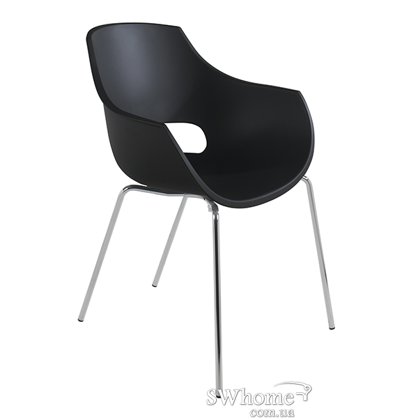 Стул Papatya Opal Матово-черный-0