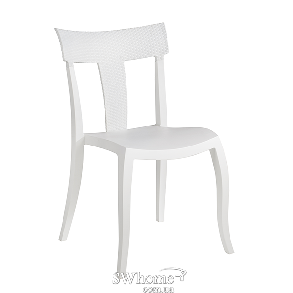 Стул Papatya Toro-S Rattan Белый-0