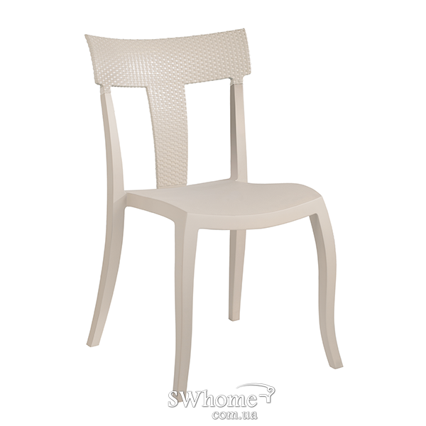 Стул Papatya Toro-S Rattan Бежевый-0