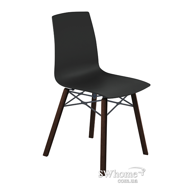 Стул Papatya X-Treme Wox Iroko Матово-черный-0