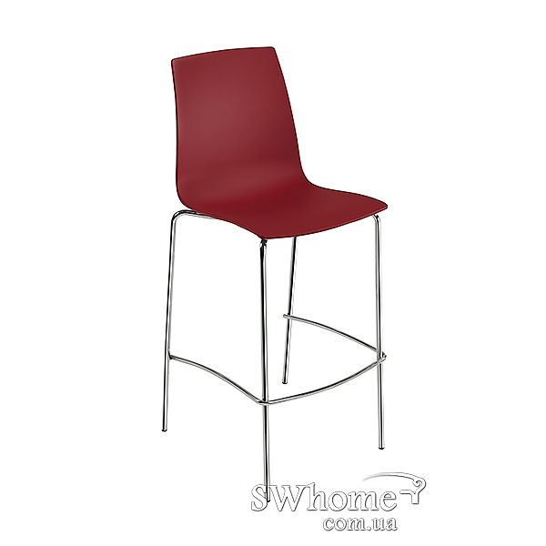 Барный стул Papatya X-Treme BSL Матово-красный-0