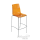 Барный стул Papatya X-Treme BSL Прозрачно-оранжевый