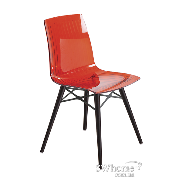 Стілець Papatya X-Treme Wox Прозоро-червоний-0