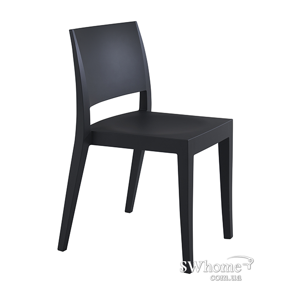 Стул Papatya Gyza Матово-черный-0