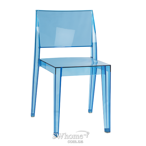 Стілець Papatya Gyza Прозоро-синій-0