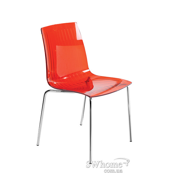 Стул Papatya X-Treme S Прозрачно-красный-0