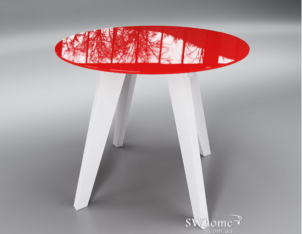 Стіл Обідній Леонардо Коло Червоно-біле-0