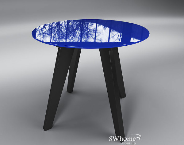Стіл Обідній Леонардо Коло Синьо-чорне Стіл Обідній Леонардо Коло Синьо-чорне-0