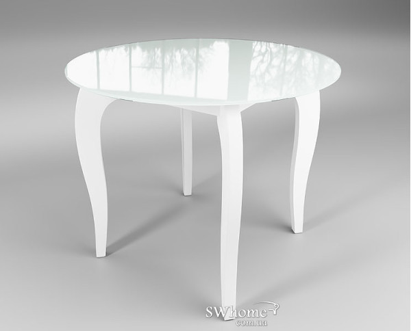 Стол обеденный Император Круг Белый-0