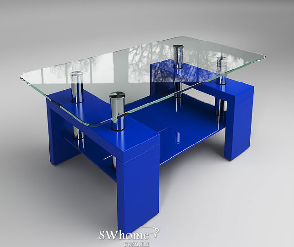 Стол журнальный Престиж мини Синий-0