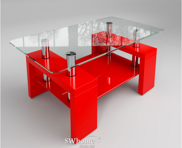 Стол журнальный Престиж мини Красный-0