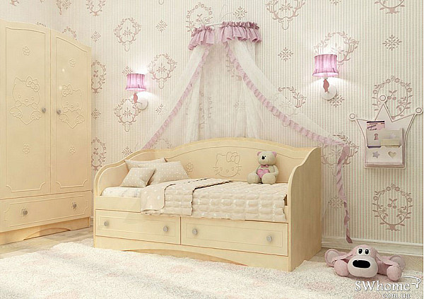 Дитяча кімната Вальтер Kiddy Венге світлий - ваніль-1