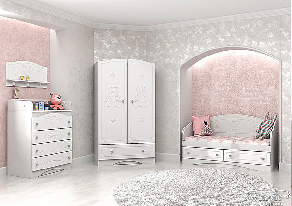 Дитяча кімната Вальтер Ведмедик Білий-0