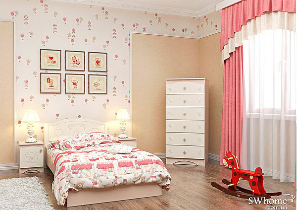 Дитяча кімната Вальтер Ведмедик Венге світлий - ваніль-2