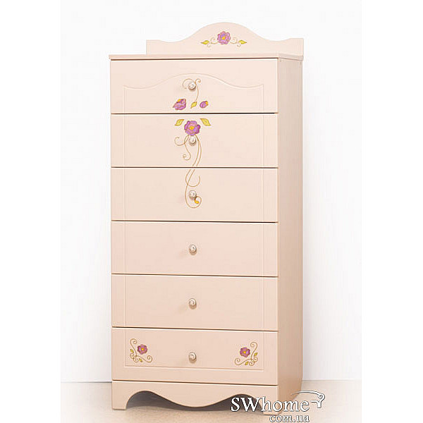 Комод высокий Вальтер Provence Венге светлый Комод высокий Вальтер Provence Венге светлый-0