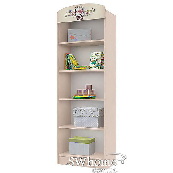 Стелаж книжковий Вальтер Метелики Венге світлий-0