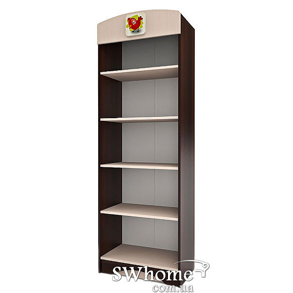 Стеллаж книжный Вальтер 3 в 1 Орех темный-0