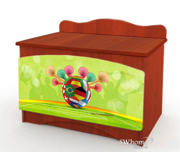 Ящик для іграшок Вальтер Футбол №2 Яблуня локарно Ящик для іграшок Вальтер Футбол №2 Яблуня локарно-0