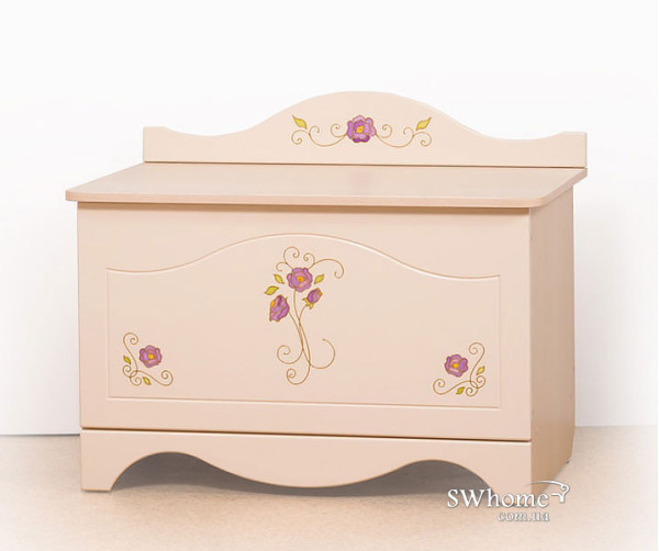 Ящик для іграшок Вальтер Provence Ваніль глянець-0