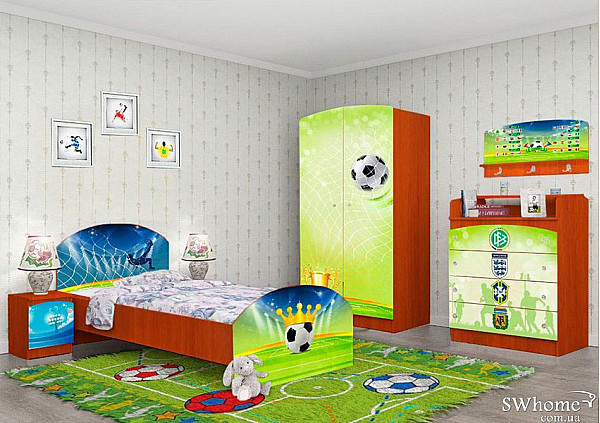 Детская комната Вальтер Футбол №2 Яблоня локарно Детская комната Вальтер Футбол №2 Яблоня локарно-0