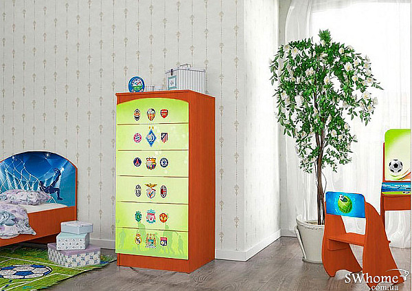 Детская комната Вальтер Футбол №2 Яблоня локарно Детская комната Вальтер Футбол №2 Яблоня локарно-2