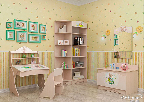 Дитяча кімната Вальтер Зайки Венге світлий-2