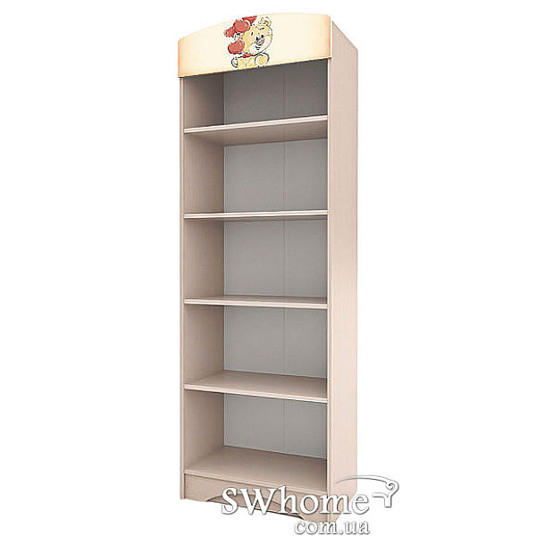 Стеллаж книжный Вальтер Мишка Хеппи Венге светлый-0