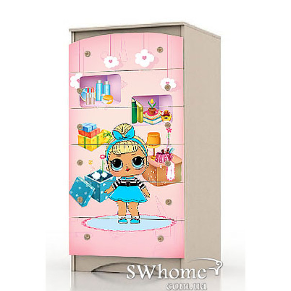 Комод високий Вальтер Лола Венге світлий Комод високий Вальтер Лола Венге світлий-0