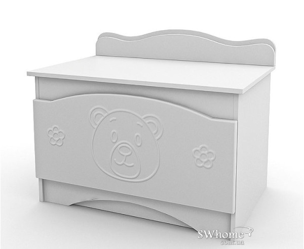 Яшик для игрушек Вальтер Мишка Белый Яшик для игрушек Вальтер Мишка Белый-0