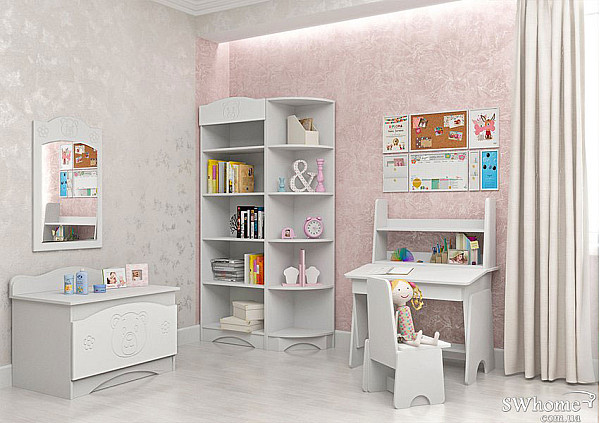 Дитяча кімната Вальтер Ведмедик Білий-2