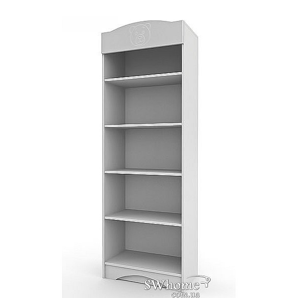 Стеллаж книжный Вальтер Мишка Белый-0