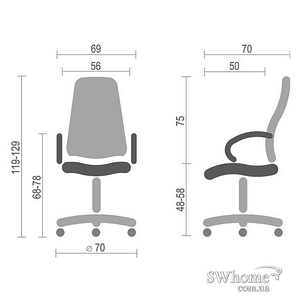 Кресло Атлант АКЛАС EX MB Черный-3