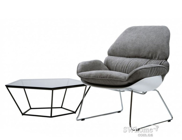 Кресло лаунж Concepto Serenity Серое-1