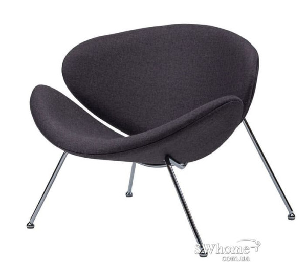 Крісло Concepto Foster Лаунж Сірий графіт-0