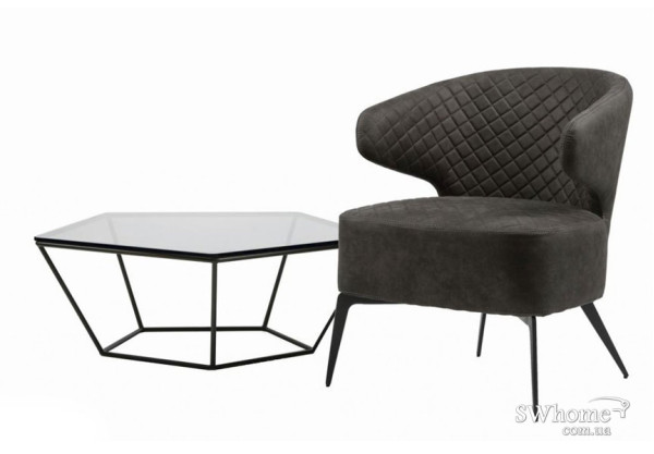 Крісло Concepto Keen Нафтовий сірий-2