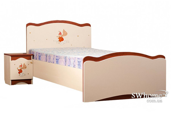 Ліжко Вальтер Феї у хмари Венге світлий-1