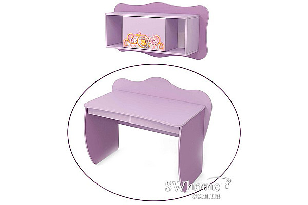 Стіл із ящиками Бриз Cinderellа Сn-08-1 Бузковий-1