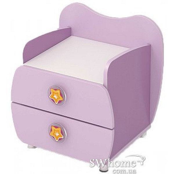 Прикроватная тумба Бриз Cinderellа Сn-14 Сиреневая Прикроватная тумба Бриз Cinderellа Сn-14 Сиреневая-0