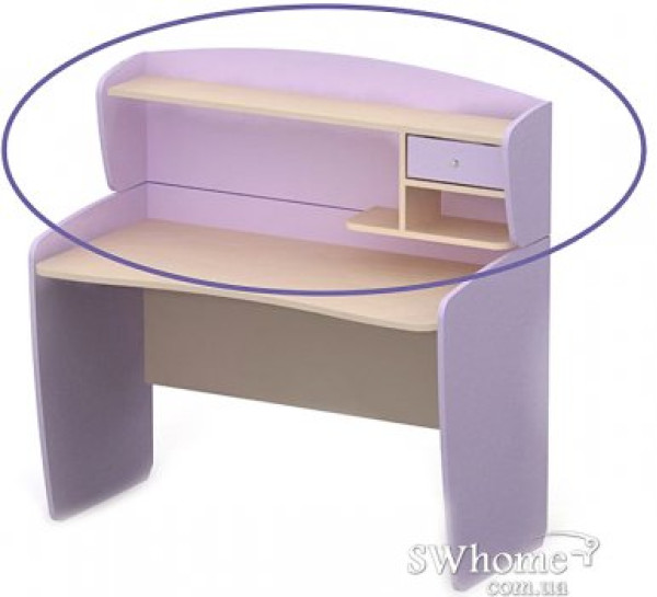 Надстройка на стол Бриз Silvia Si-09-1 Сиреневая-0