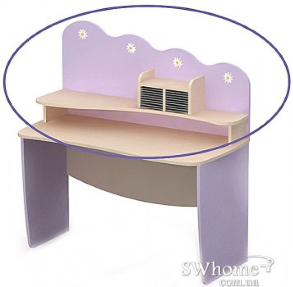 Надстройка на стол Бриз Silvia Si-09-3 Сиреневая-0
