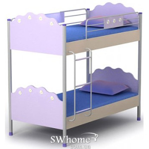 Двухъярусная кровать Бриз Silvia Si-12 Сиреневая