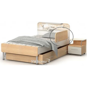 Защитная боковина для кровати Бриз Mega М-20 Дуб светлый