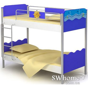 Двухъярусная кровать Бриз Ocean Od-12 Синяя