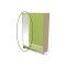 Зеркало для шкафа Бриз Акварели Кв - 07-3 Зеленый-1-thumb